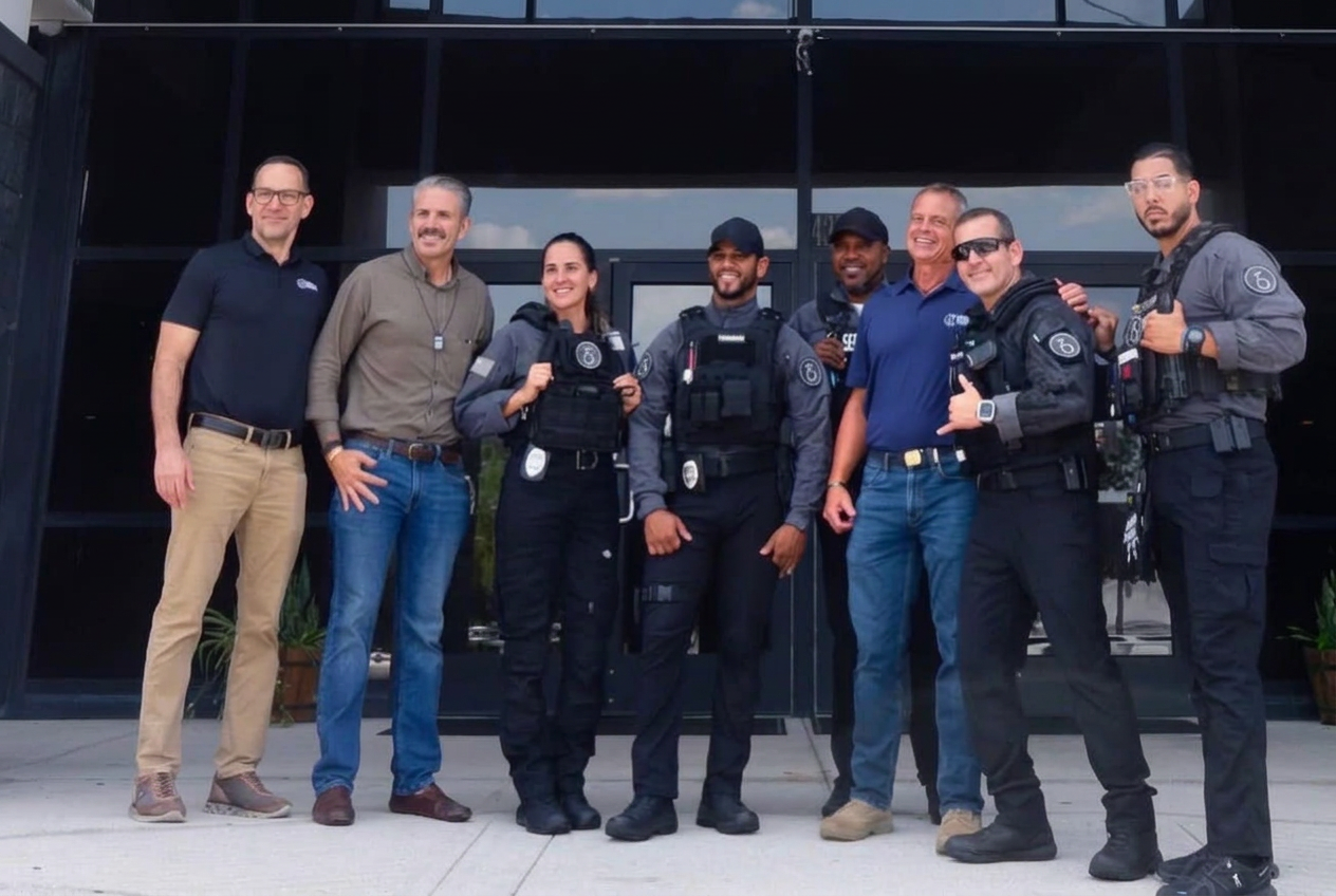 365 Security Management Group officers and leadership on site